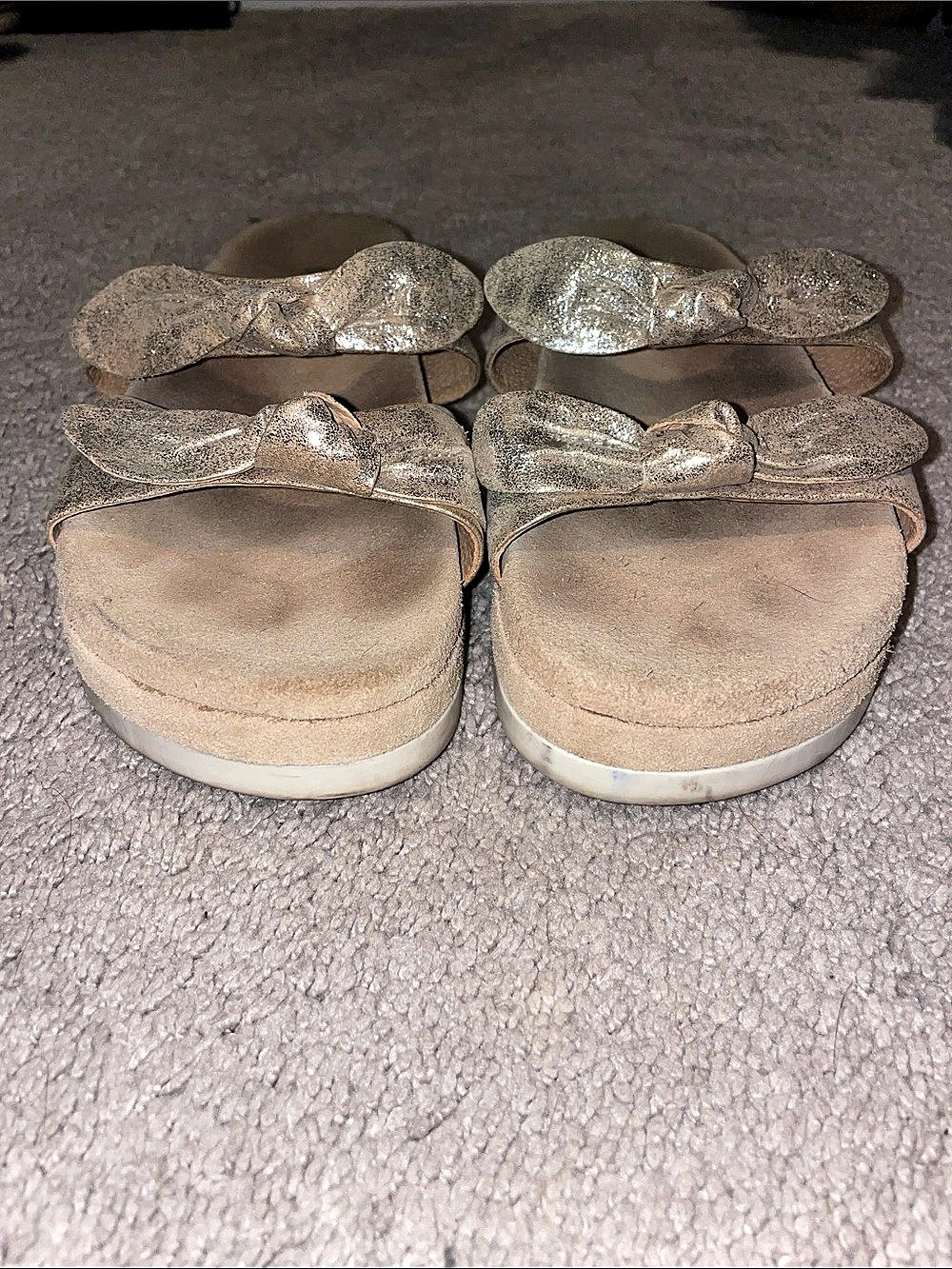 Jack Rogers Women's Metallic comfort Sandals size 9